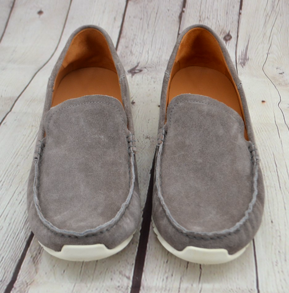 OLUKAU Men\'s Ka\'a Leather Suede Loafers SIZE 14 Gray‎ BRAND NEW Olukai Men main image 4