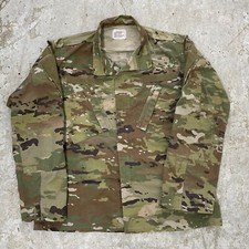 Military Coat Mens Medium Regular Multicam Army Combat Uniform ACU Zip