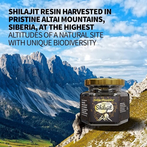 Natural Siberian Shilajit Resin 100g - Authentic Pure Supplement in Glass Bottle - Picture 4 of 11