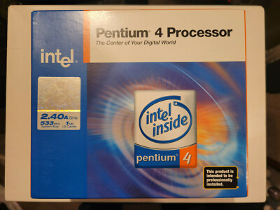 Intel Pentium 4 2.4A 1MB L2 Cache 2.4GHz Socket 478 CPU BX80546PE2400E SL88F