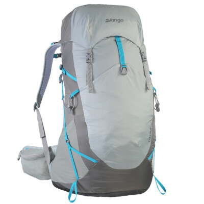 Vango Ozone 40L Camping Hiking Backpack Grey Glacier Blue