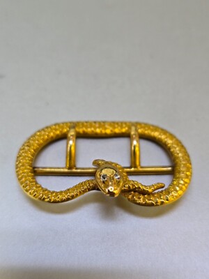 14k Yellow Gold Snake Belt Buckle or Pendant | eBay display picture 1
