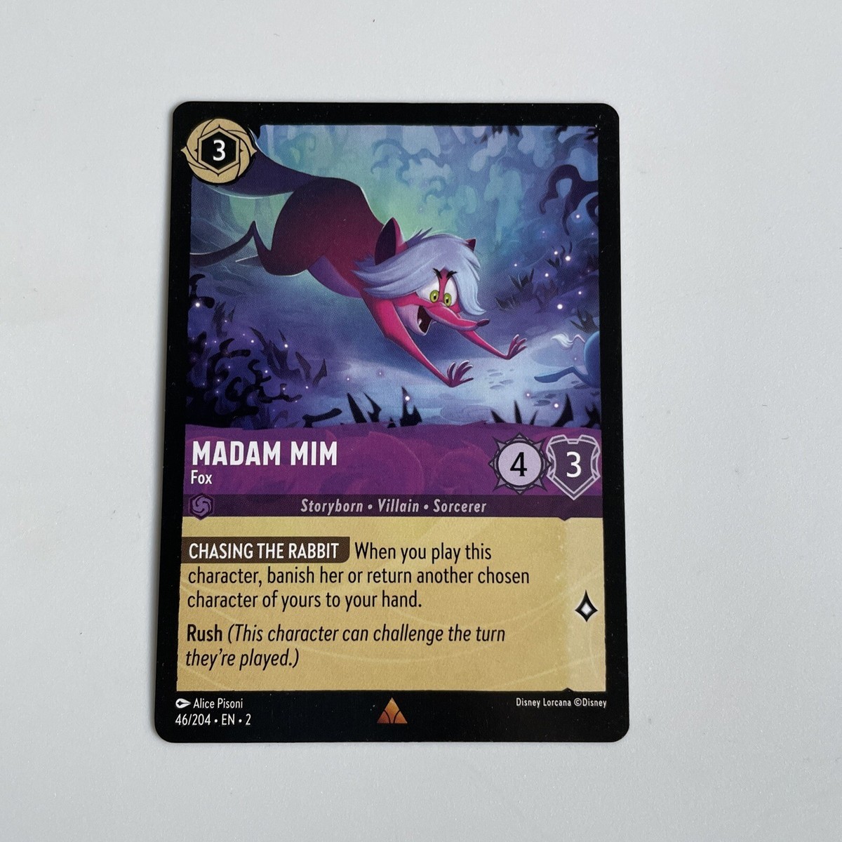 madam mim lorcana card Madam Mim - Snake - Rise of the Floodborn