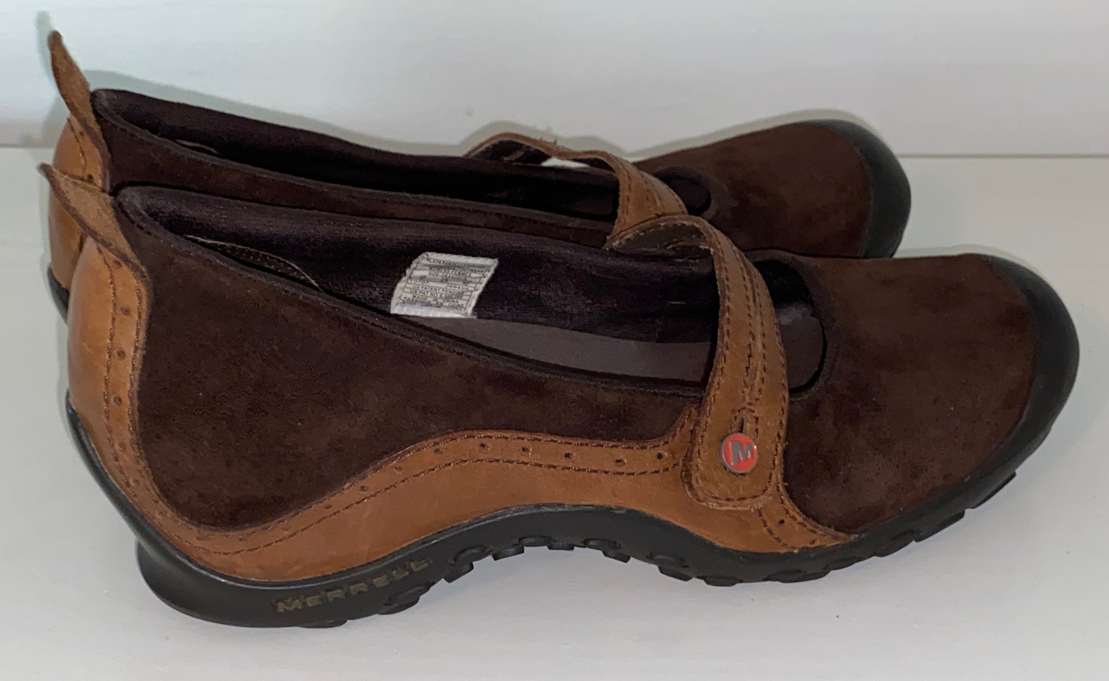 Scarpa da trail Merrell Mary Jane scamosciata taglia 9 Plaza Bandeau Espresso marrone prezzo al pubblico consigliato $139
