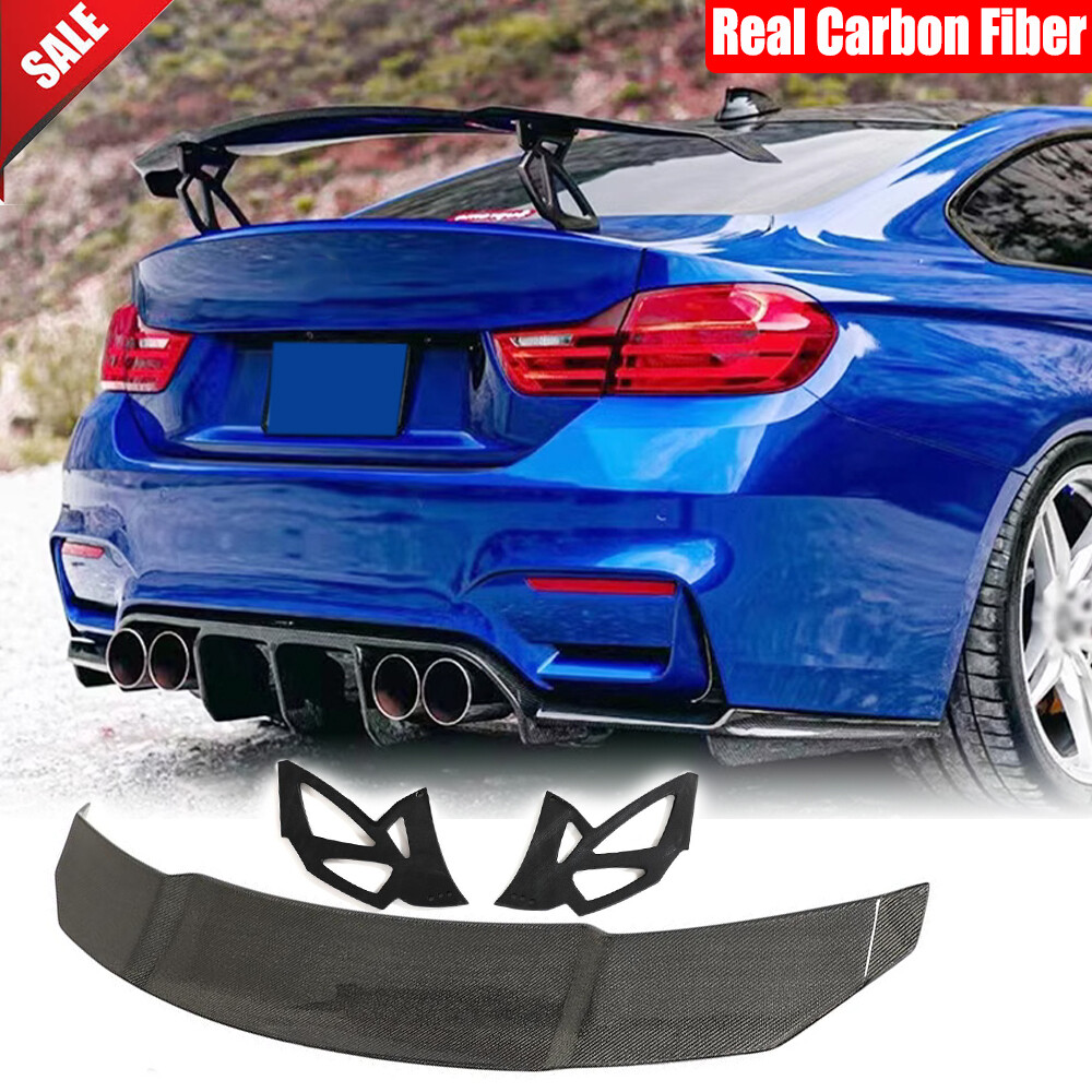 Universal Real Carbon Rear Trunk GT Spoiler Wing For BMW M3 M4 G20 G82 Supra A90