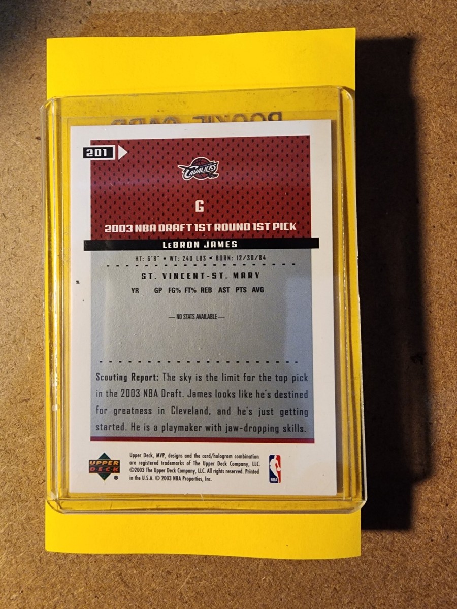 2003-04 Upper Deck MVP - #201 LeBron James (RC) | eBay
