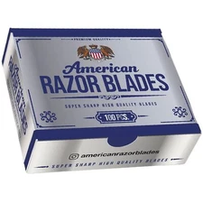 The Shave Factory American Razor Blades - Single Edge Razor Blades - Pack of 1