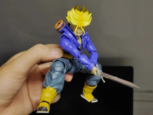 全新 SHF 龙珠 Z 人物 Super Saiyan Trunks & Mecha Frieza 6"可动人偶- - Picture 24 of 41