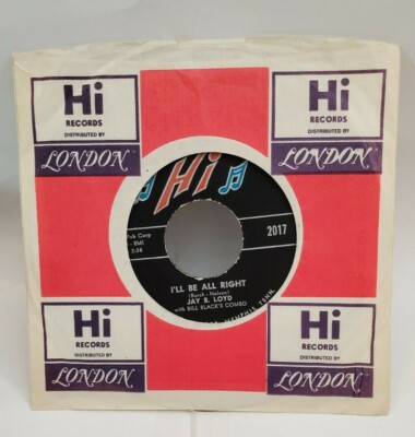 Jay B. Loyd I'LL BE ALL RIGHT / I'M SO LONELY (ROCKABILLY 45) #2017 PLAYS VG++