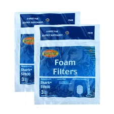 Washable Foam Filter fit Fits For Shark SV800 2-in-1 Cordless Stick XF800W 2pk