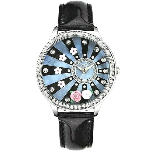Orologio da polso Vintage per Donna Nero Argento di Cristalli Luminosi  Didofa | eBay