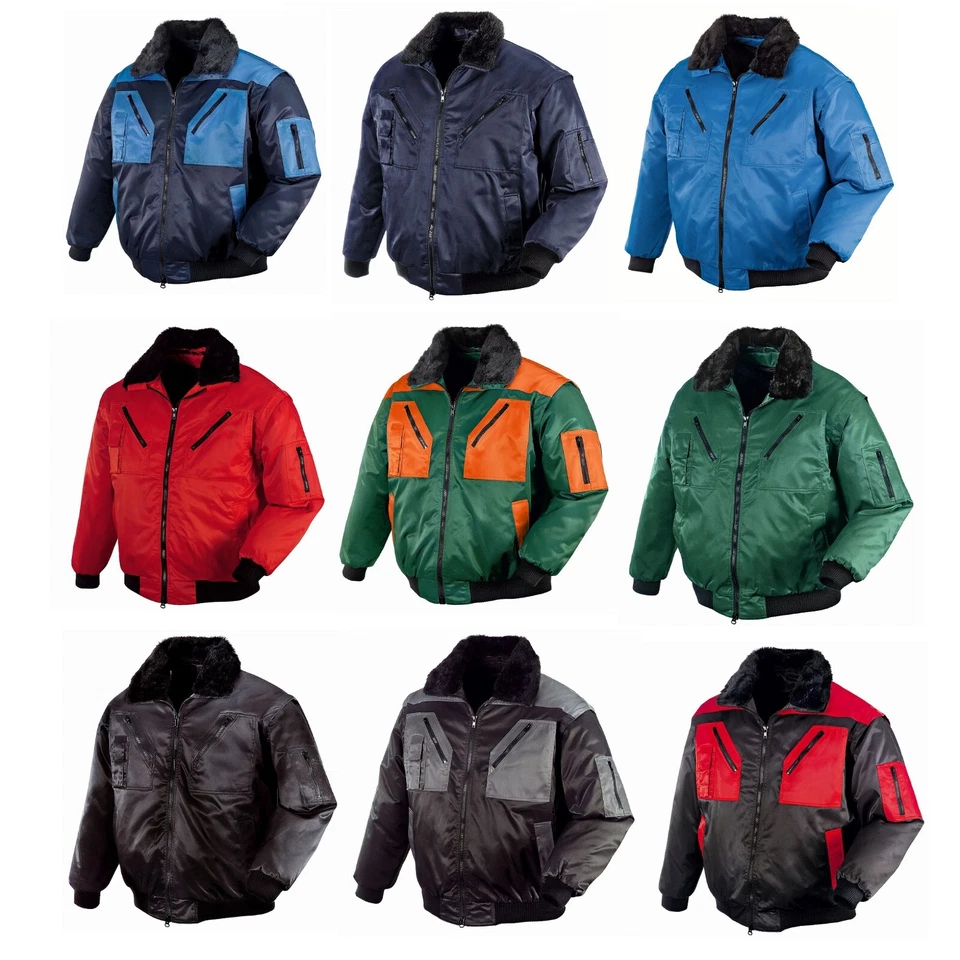 TEXXOR Arbeitsjacke gefüttert Pilotenjacke Winterarbeitsjacke Pilotjacke Winterjacke