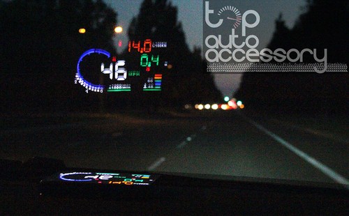 HUD Head Up Display 5.5" OBD II 2 Speed RPM Warning System for all model Pontiac - Picture 3 of 5