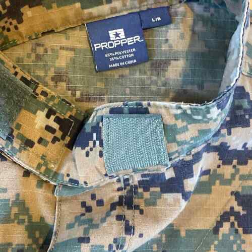 Propper Jacket Large L OCP Camo Multicam Zip Combat Shirt Tactical Military - Picture 3 of 6