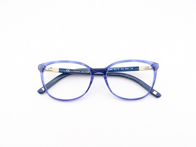 Escada Eyeglasses Frames Only, VES 355 COL. 093M, 52-16-140, Blue, Italy