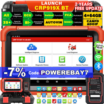 2025 LAUNCH X431 CRP919X BT PRO OBD2 Diagnosegerät ALLE SYSTEM ECU Coding TPMS