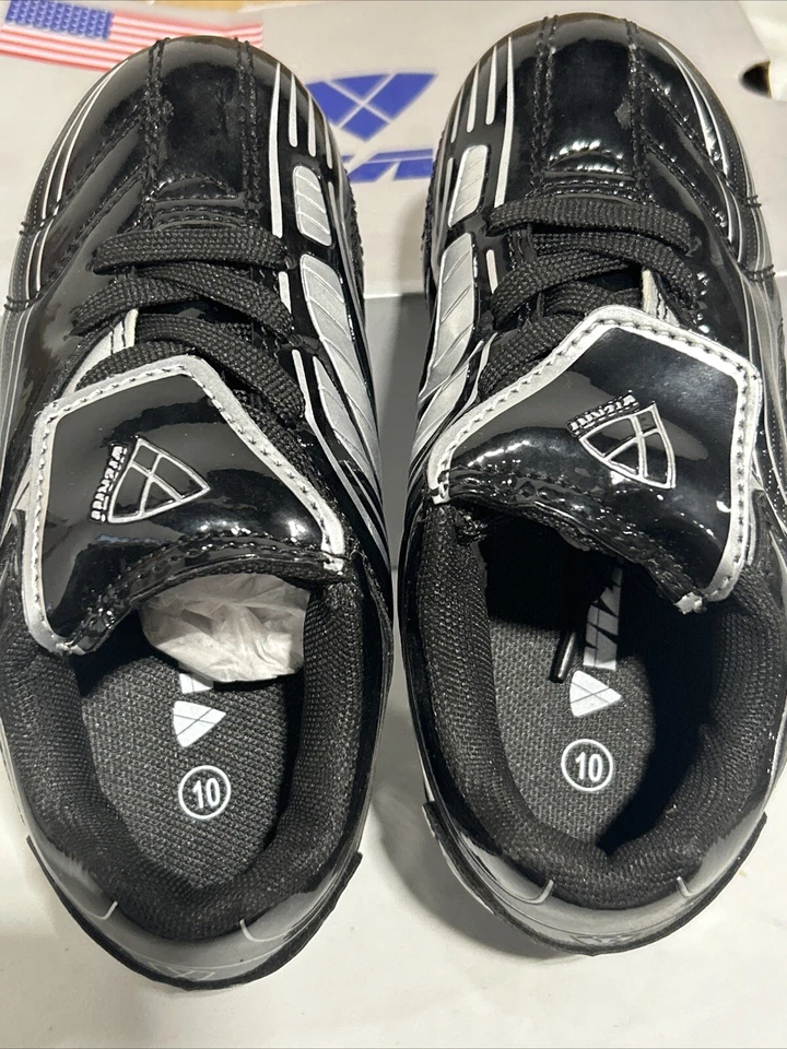 Vizari Sport * Striker * Youth/Junior * Soccer Cleat * Black/Silver, Size 10C - Image 3 of 4