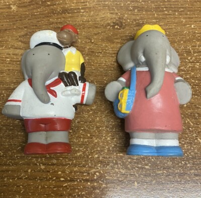 ARBY'S 1990 Barbar The Elephant Celeste & Arthur W/ Zephir The Monkey Lot Of 2