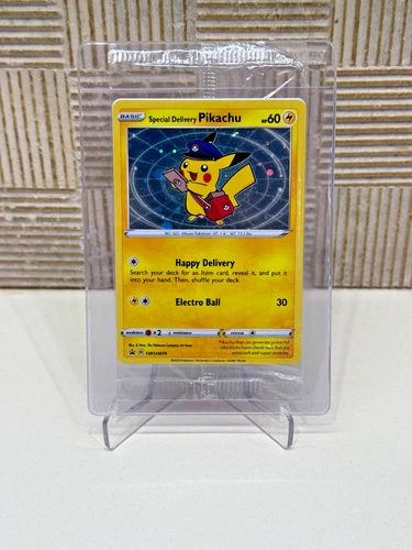 Pokemon Card Special Delivery Pikachu SWSH074 Holo Promo Unopened Sealed INVEST