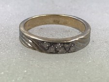 14 karat diamond wedding band - 14K gold ladies diamond wedding ring size 6.25