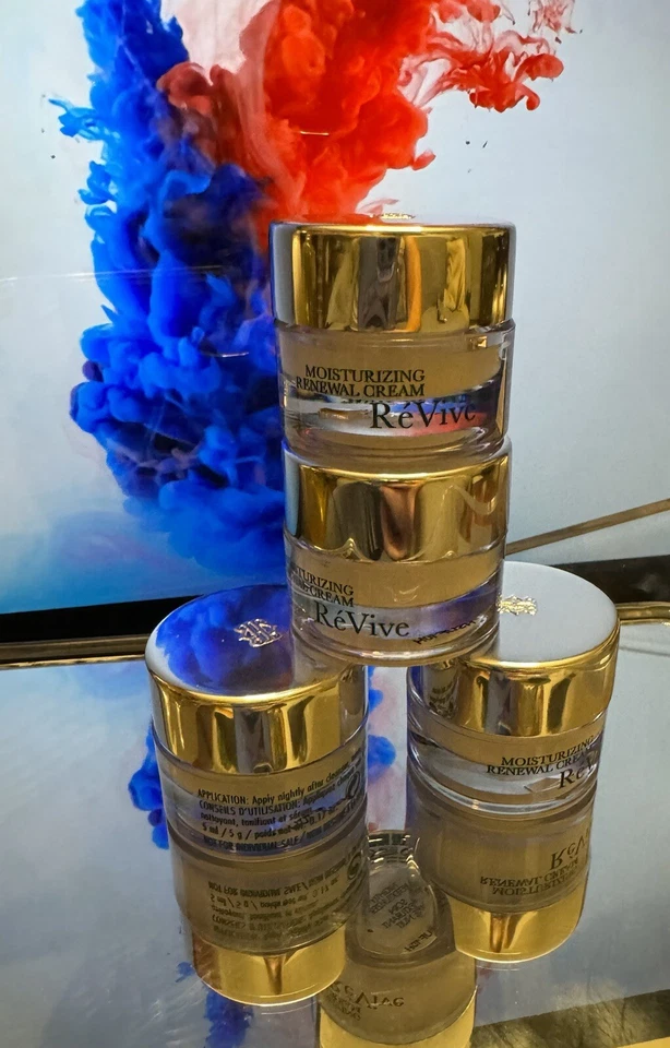 Lote de 4 Crema Hidratante Renovadora ReVive Retexturizante Nocturna - 0.17oz X$25 Foto 3 de 4