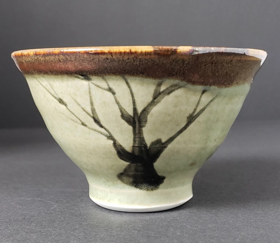 5-Hand-Thrown and Hand Painted Rice Soup Cereal Bowls - Image 4 of 4