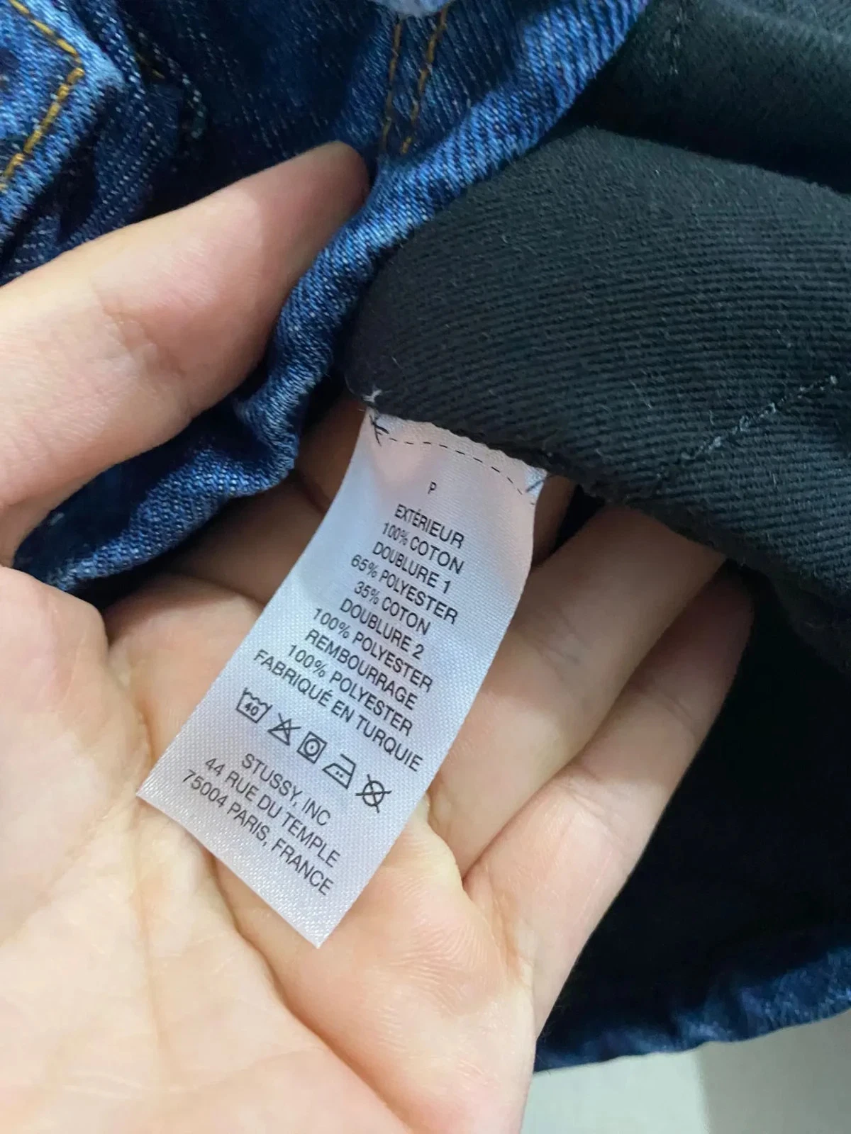 STUSSY canvas washed shop jacket - product detail image 5
