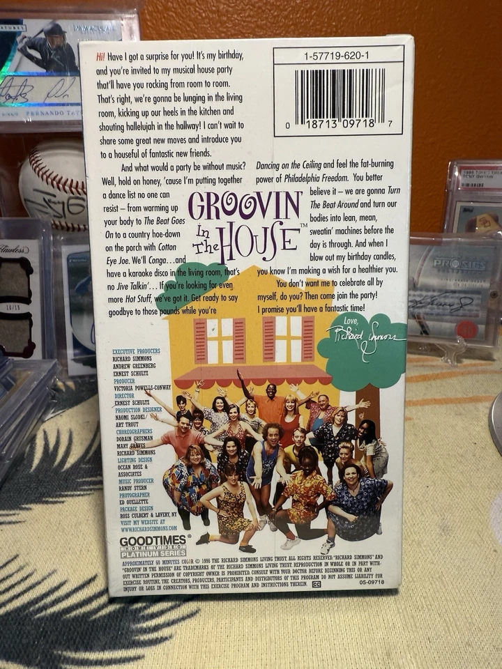 Richard Simmons Groovin’ In The House An Aerobic Concert 1998 New Sealed VHS - Image 4 of 4