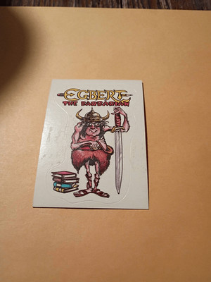 1983 General Mills Zero Heroes Trading Card Sticker Card Vintage #17