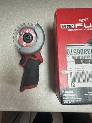 Milwaukee M12 FUEL 3'' Compact Cut off Tool,Bare Tool #2522-20,works like its new