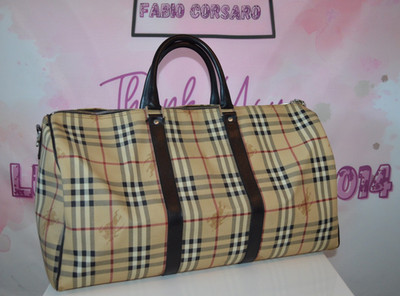 Burberry Tasche Reisetasche Weekender Top Zustand 
