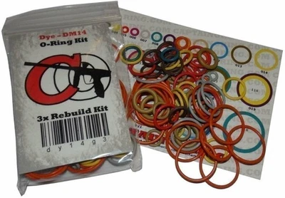Captain O-Ring MacDev Prime - Color Coded 3X Oring Rebuild Kit