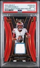 2024 Select Jayden Daniels Draft Selections Memorabilia Red Prizm RC PSA 8 NM-MT