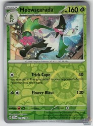 Meowscarada 015/198 Reverse Holo Rare - SV01: Scarlet & Violet Base Set
