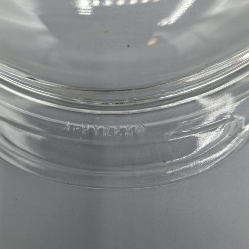 PYREX #022 Clear Glass Casserole Bowl 1 Quart w/ 682-C, Vintage - Picture 5 of 5