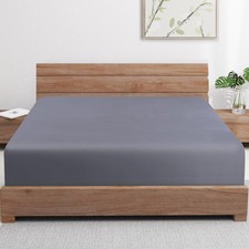 Bamboo Viscose Fitted Sheet Queen Size Only, 400 Thread Count, 16" Deep Pocke...