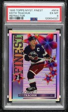 1995-96 Topps Mystery Finest Refractor Keith Tkachuk #M14 PSA 6 f7j