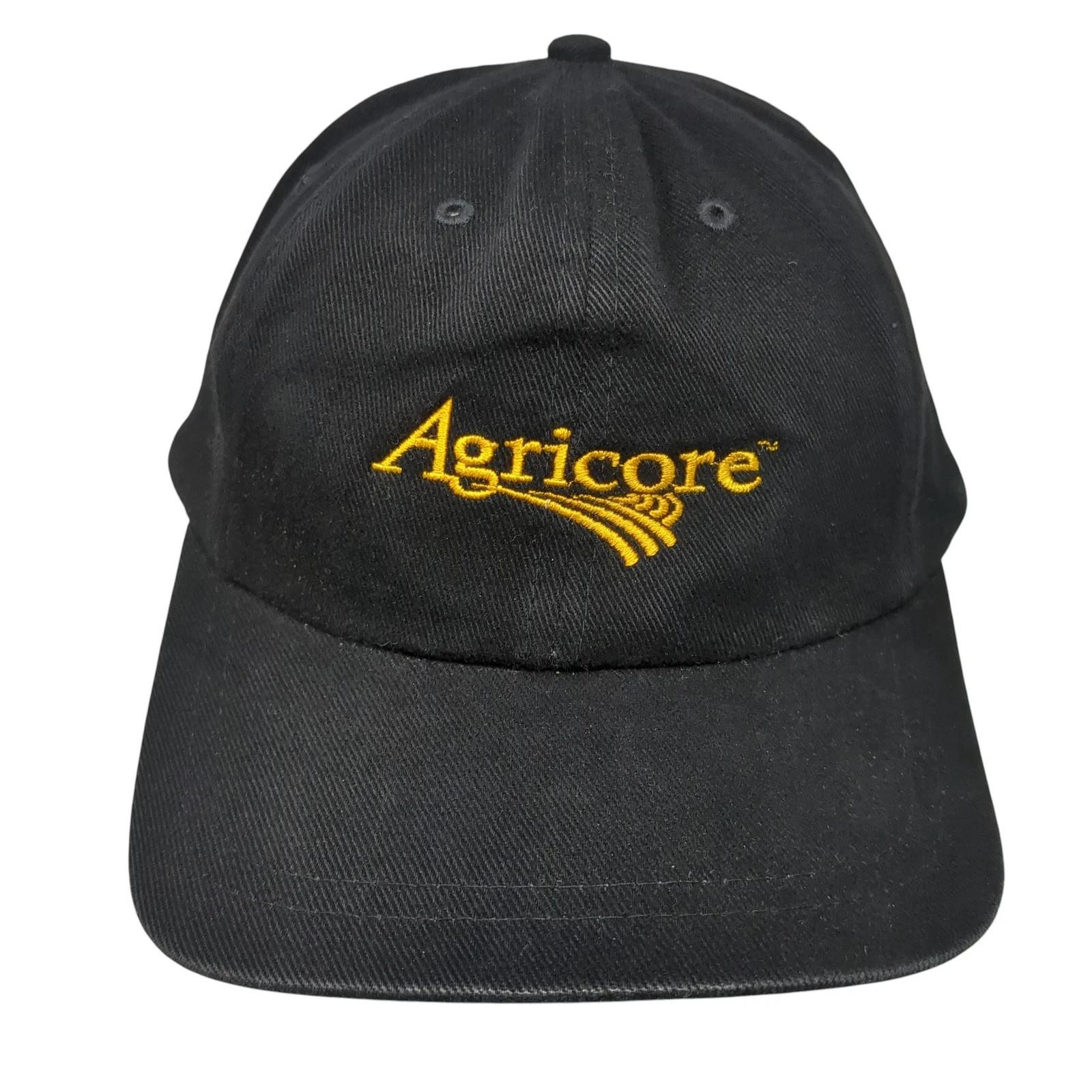 Agricore Equity Slideback Baseball Cap Black One Size Adjustable Embroidered AJM