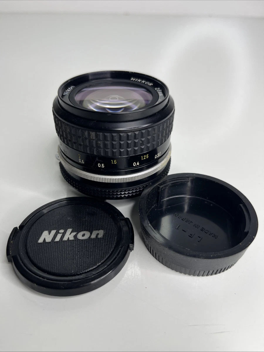 Nikon NIKKOR f/3.5 Camera Lenses 28mm Focal for sale | eBay