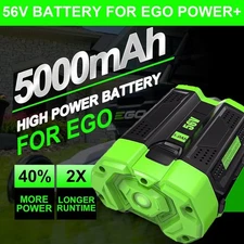 5 Ah For EGO 56V Max POWER+ Lithium Ion Battery BA4200 BA2240 BA2800T BA1400 New