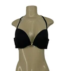 Victoria’s Secret 36B Women Push Up Bra Front Closure Black Racerback 1-2