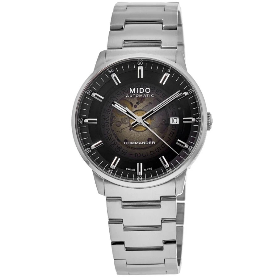 Nuevo Reloj Hombre Mido Commander Gradient Automático Negro M021.407.11.411.00