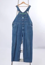 Vintage 90's Denim Dungarees Workwear Overalls LIBERTY UK 2XL XXL W44 L28 (A1X)