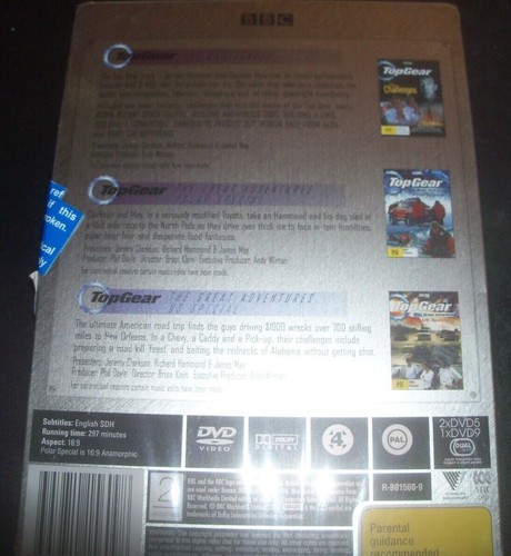 TOP GEAR COLLECTION 2.0 Metal Steel Book (Australia Region 4) DVD – New - Picture 2 of 2