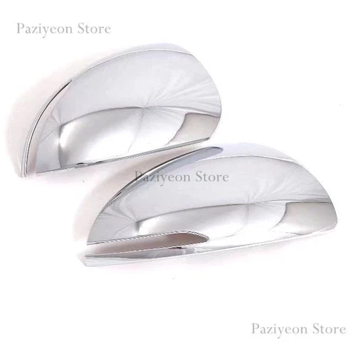For Hyundai Sonata 2020-2023 Chrome Side Door Rearview Mirror Cover Cap Trim