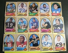 1970 Topps Football Cards You U Pick Complete Set 131 -263Excellent to Near Mint
