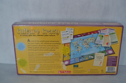 BNIB Vintage Sealed The green Board Game Co Culture Crazy Board Game 2007 - Picture 2 of 4