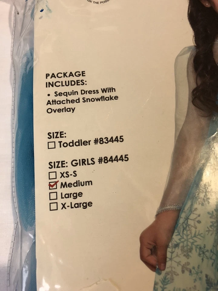 Disfraz Halloween Charadas Reina del Hielo Niñas Talla Mediana Foto 3 de 4