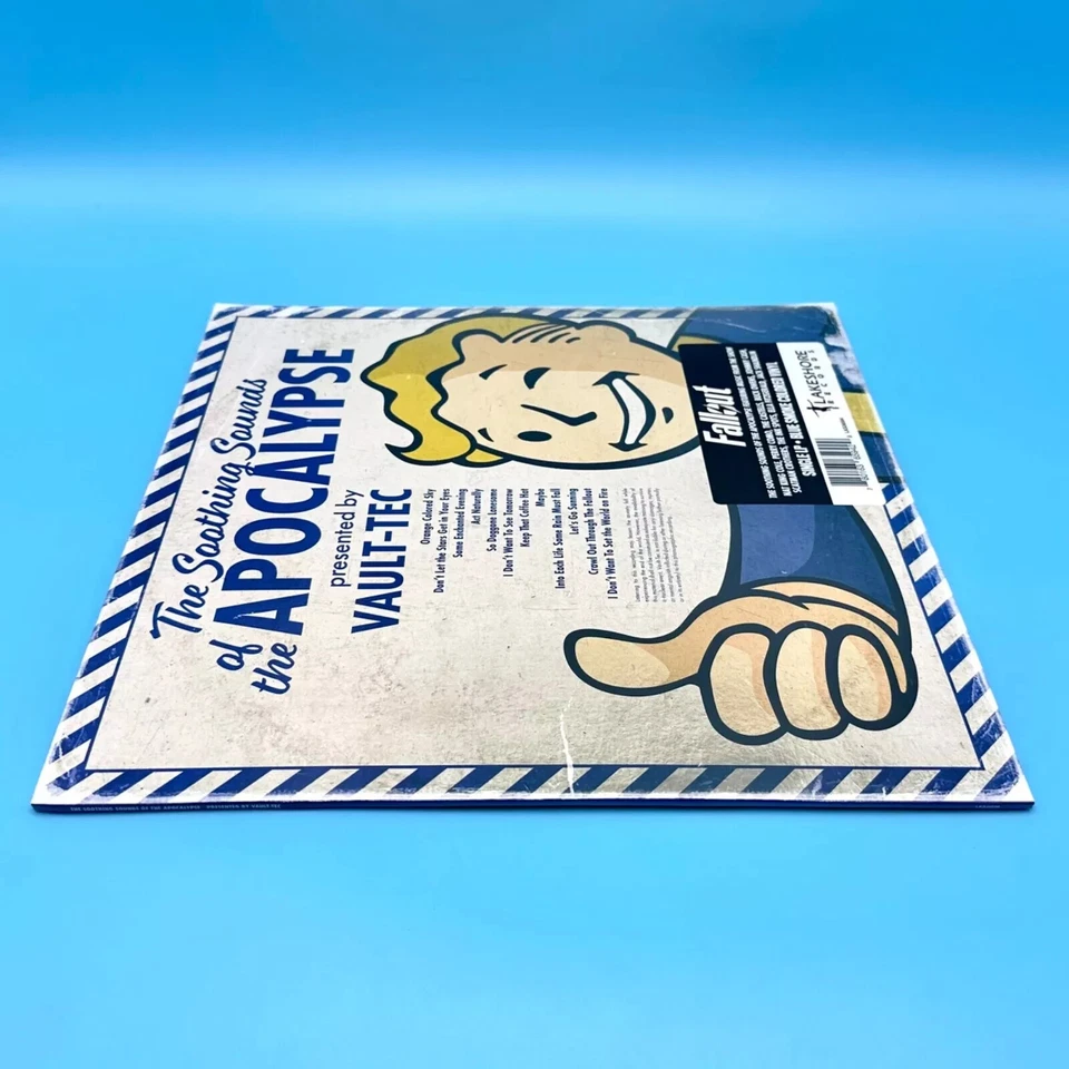 Fallout: The Soothing Sounds Of The Apocalypse Vinyl Soundtrack LP Blue Smoke - Image 3 of 4