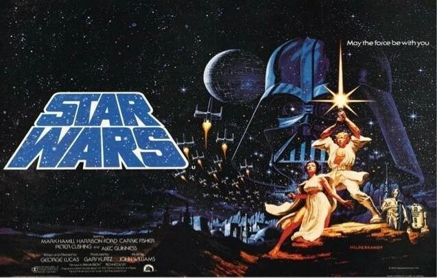 STAR WARS A New Hope Episode IV 4 Movie Poster Empire Strikes Back Return  Jedi | eBay